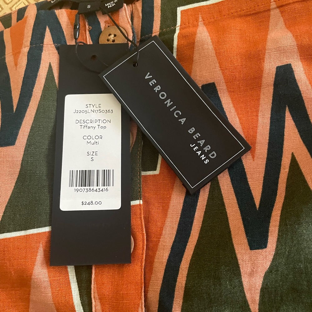 Veronica Beard NWT Tiffany Top size S